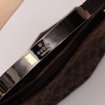 Gucci Suede Monogram Shoulder Bag - FashioNica