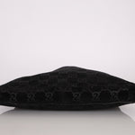 Gucci Suede Monogram Tote w/ Pouch - FashioNica