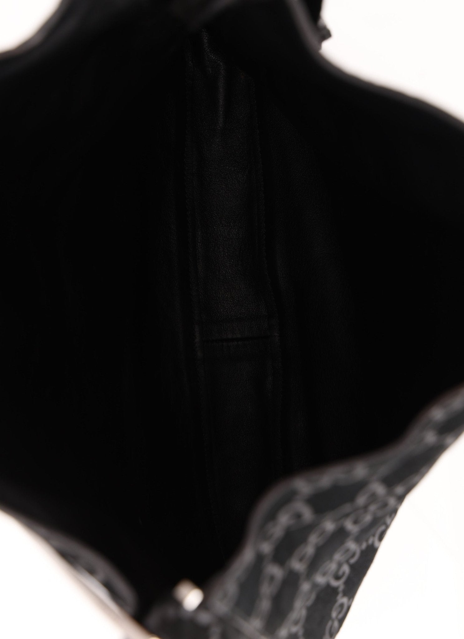 Gucci Suede Monogram Tote w/ Pouch - FashioNica