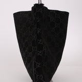 Gucci Suede Monogram Tote w/ Pouch - FashioNica