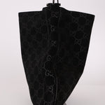 Gucci Suede Monogram Tote w/ Pouch - FashioNica