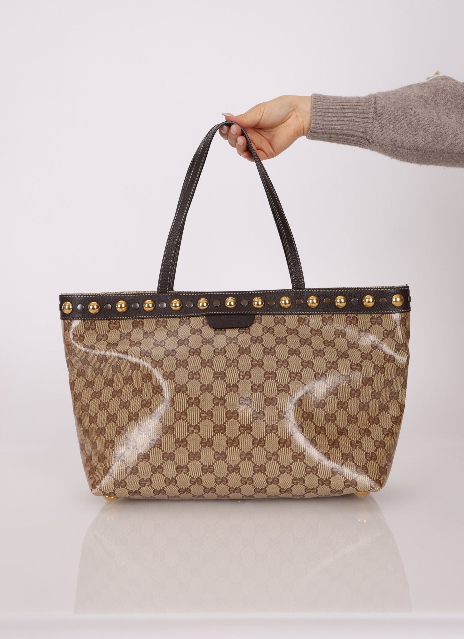 Gucci Supreme Canvas Monogram Tote Bag - FashioNica