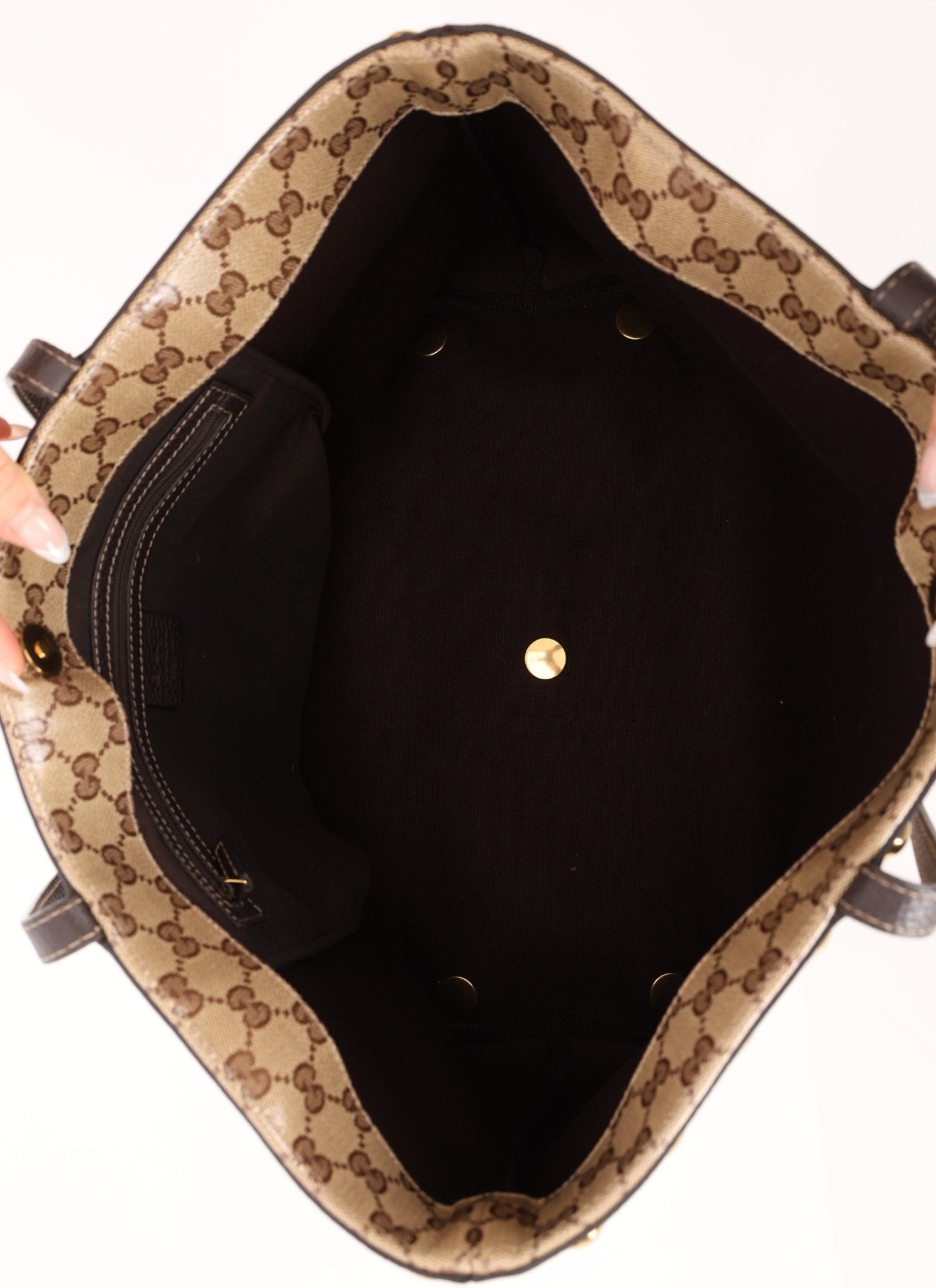 Gucci Supreme Canvas Monogram Tote Bag - FashioNica