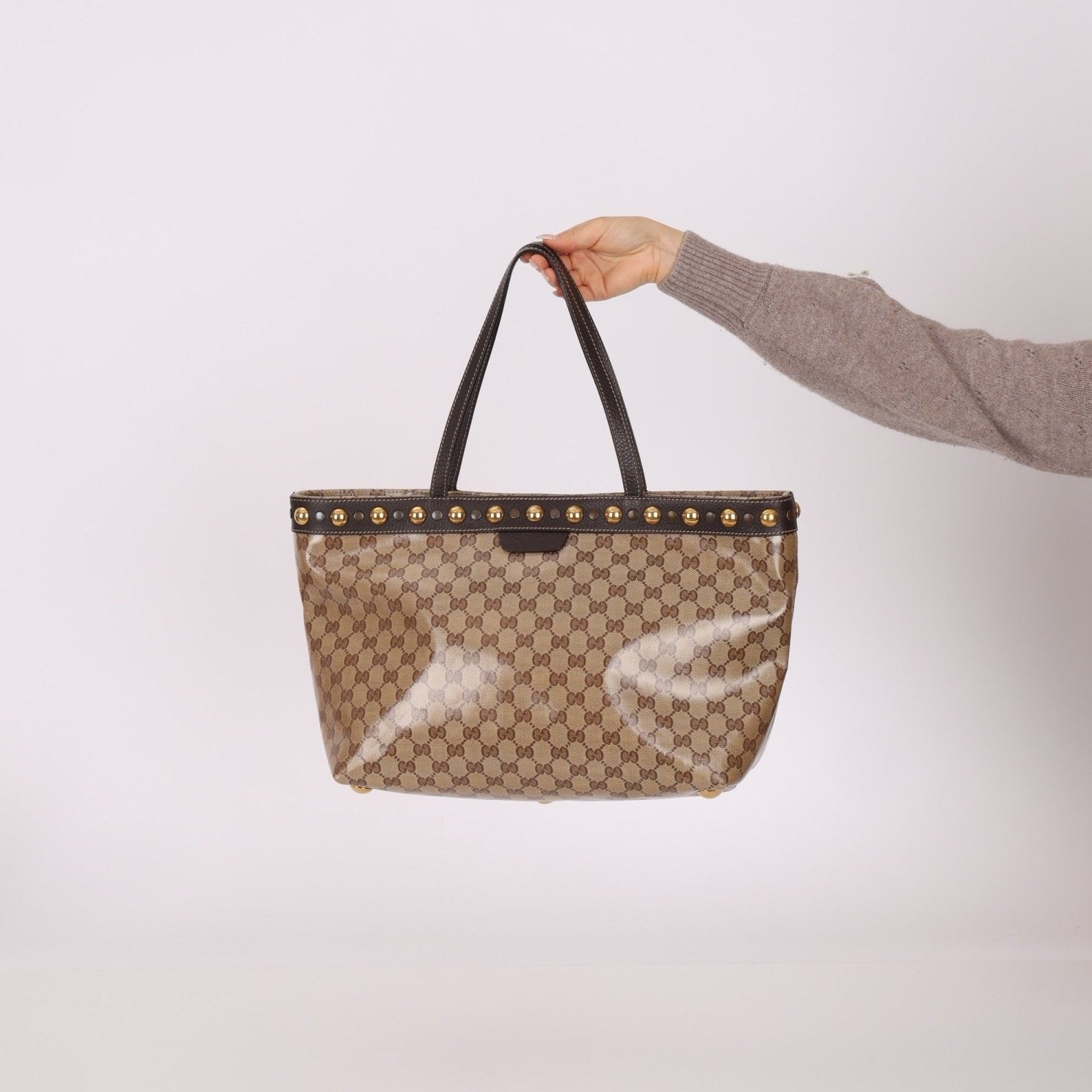 Gucci Supreme Canvas Monogram Tote Bag - FashioNica