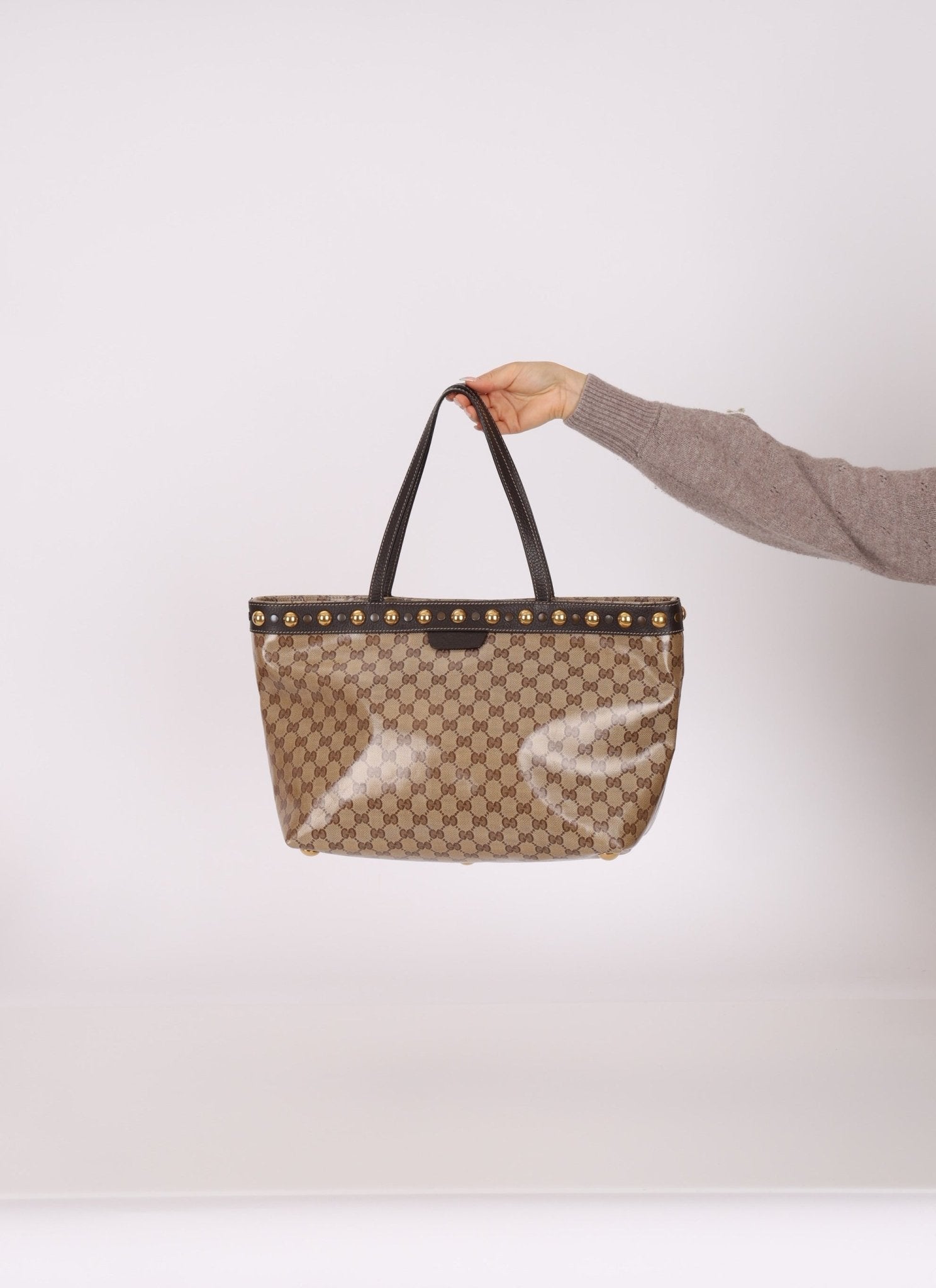 Gucci Supreme Canvas Monogram Tote Bag - FashioNica