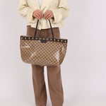 Gucci Supreme Canvas Monogram Tote Bag - FashioNica