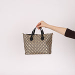 Gucci Supreme Monogram Bees Print Mini Tote Bag - FashioNica