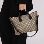 Gucci Supreme Monogram Bees Print Mini Tote Bag - FashioNica