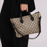 Gucci Supreme Monogram Bees Print Mini Tote Bag - FashioNica