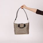 Gucci Supreme Monogram Bees Print Mini Tote Bag - FashioNica
