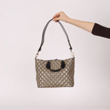 Gucci Supreme Monogram Bees Print Mini Tote Bag - FashioNica