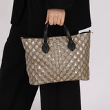 Gucci Supreme Monogram Bees Print Mini Tote Bag - FashioNica