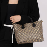 Gucci Supreme Monogram Bees Print Mini Tote Bag - FashioNica