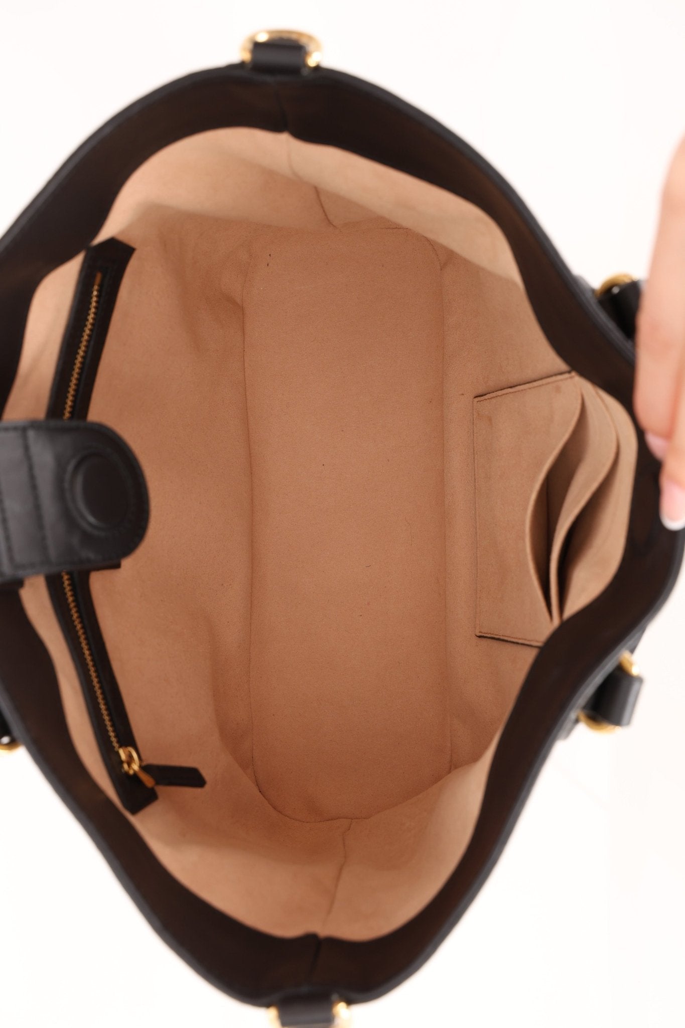 Gucci Supreme Monogram Bees Print Mini Tote Bag - FashioNica