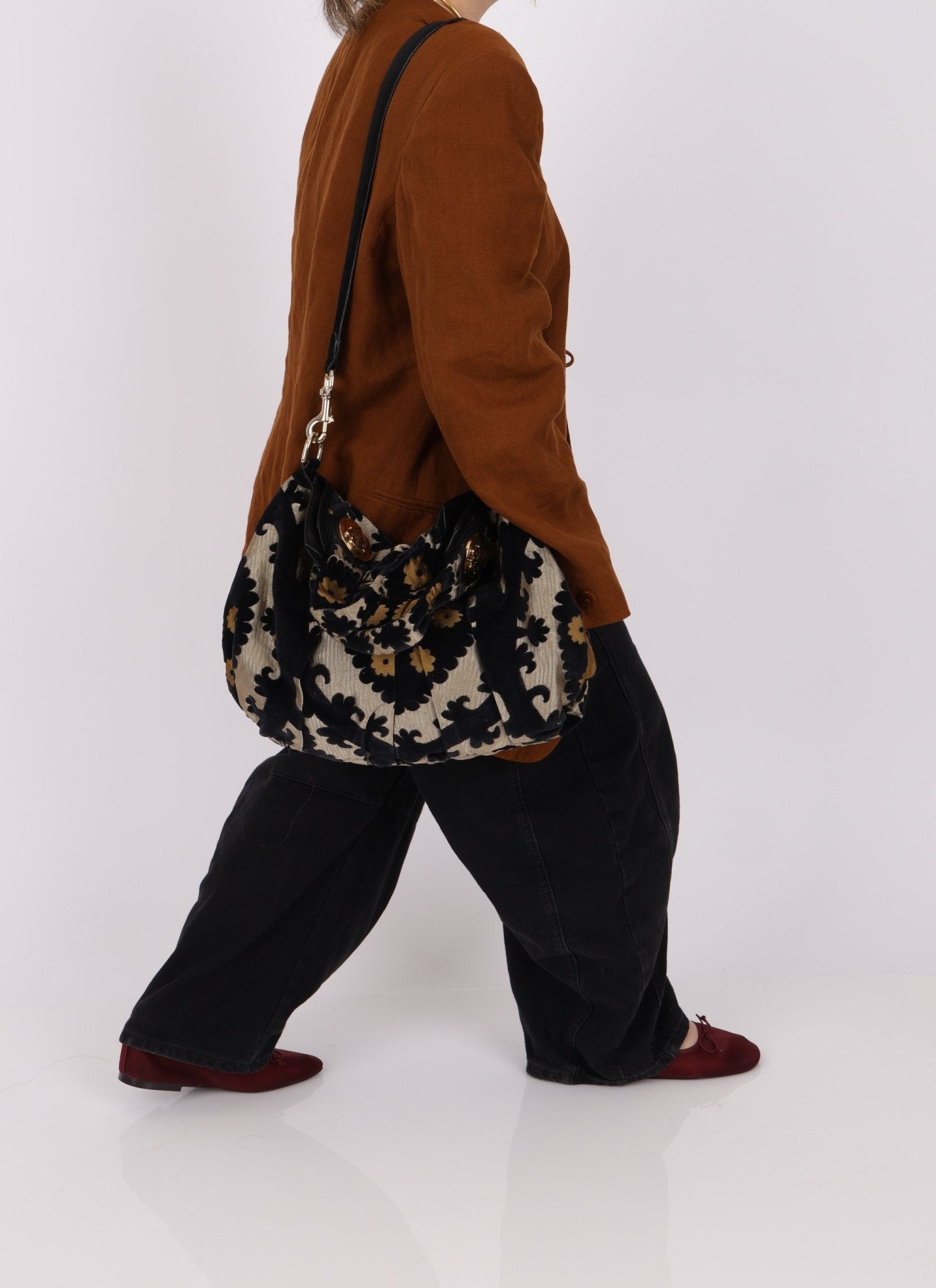 Gucci Tapestry Large Hysteria Tote - FashioNica