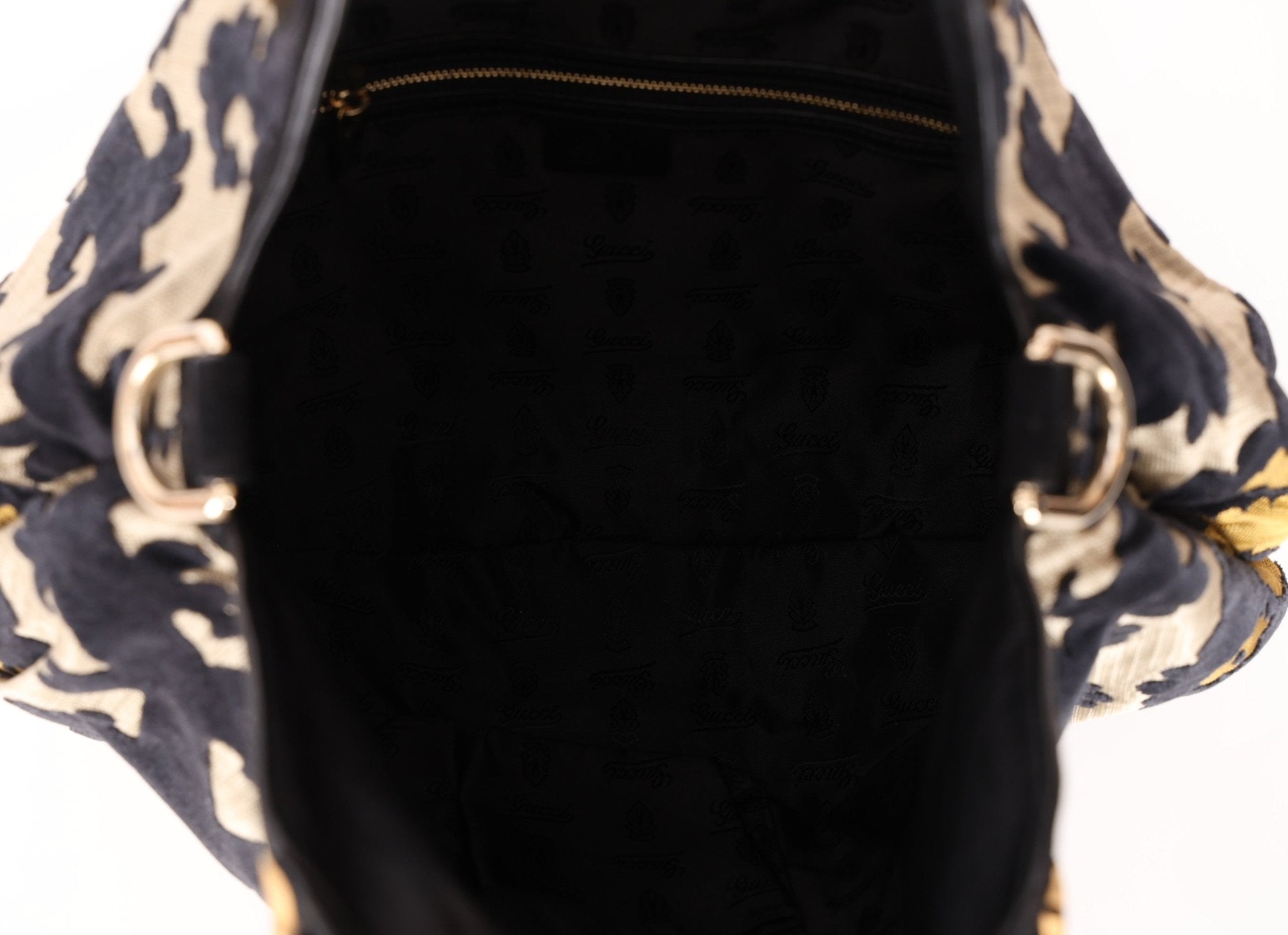 Gucci Tapestry Large Hysteria Tote - FashioNica