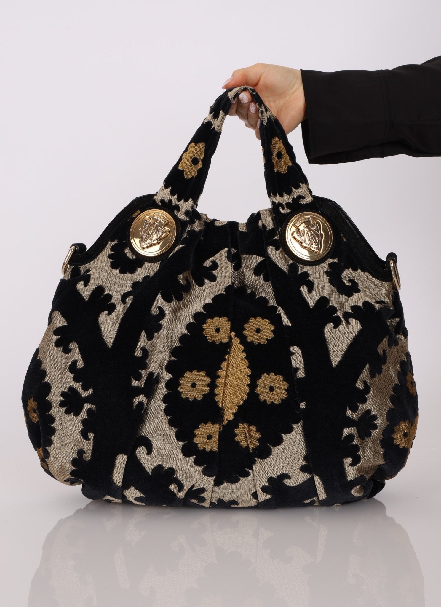 Gucci Tapestry Large Hysteria Tote - FashioNica