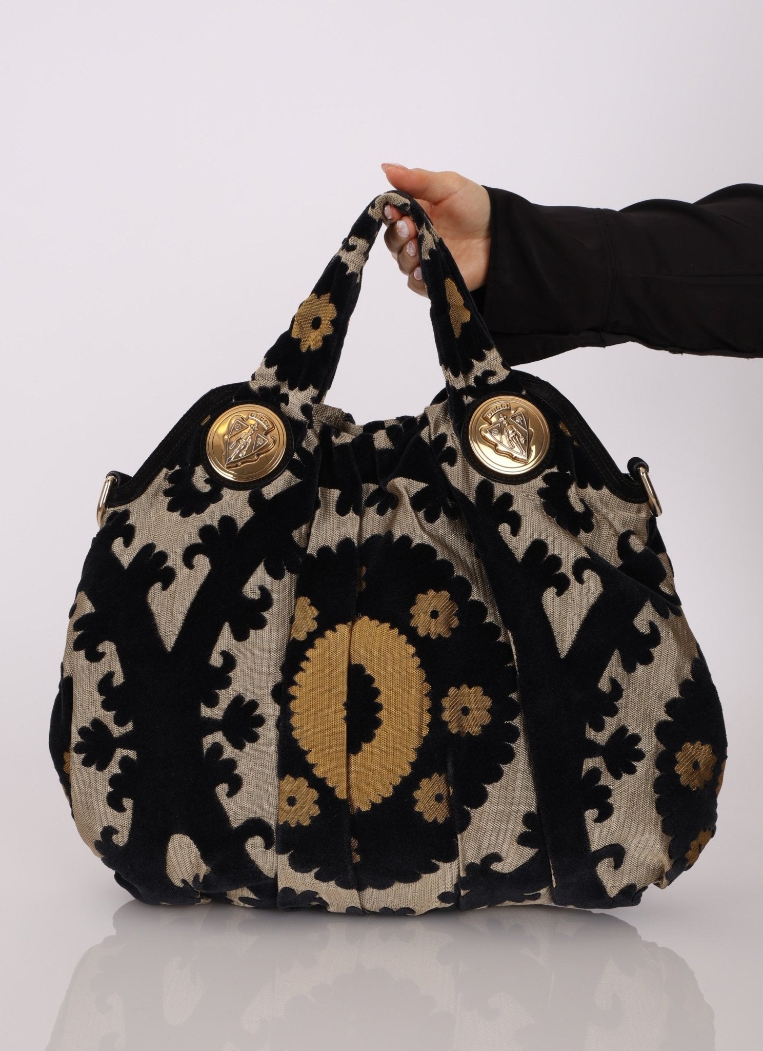 Gucci Tapestry Large Hysteria Tote - FashioNica