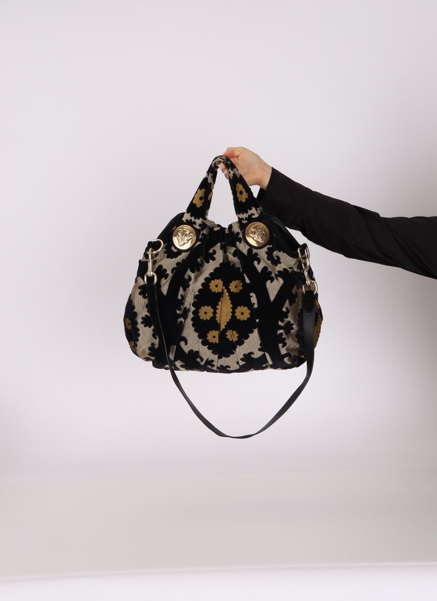 Gucci Tapestry Large Hysteria Tote - FashioNica