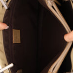 Gucci Taupe Nylon Bamboo Top Handle - FashioNica