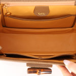 Gucci Vintage 1947 Bamboo Turnlock Top Handle with Strap - FashioNica