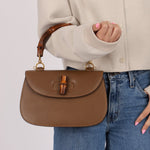 Gucci Vintage 1947 Bamboo Turnlock Top Handle with Strap - FashioNica