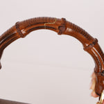 Gucci Vintage 1947 Bamboo Turnlock Top Handle with Strap - FashioNica