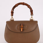 Gucci Vintage 1947 Bamboo Turnlock Top Handle with Strap - FashioNica