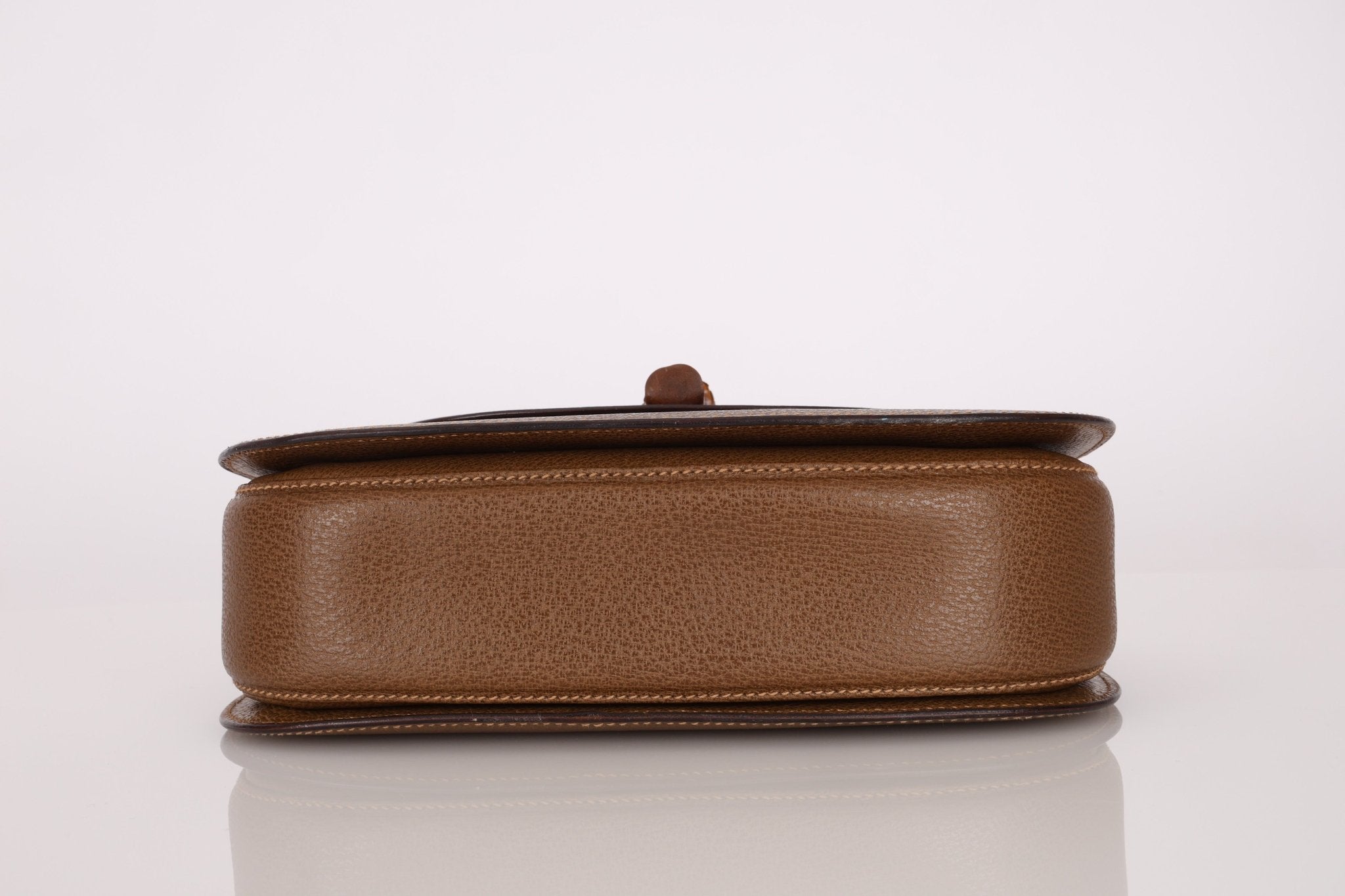 Gucci Vintage 1947 Bamboo Turnlock Top Handle with Strap - FashioNica