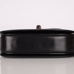 Gucci Vintage 1947 Black Bamboo Turnlock Top Handle - FashioNica