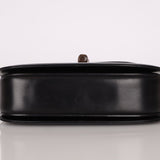 Gucci Vintage 1947 Black Bamboo Turnlock Top Handle - FashioNica