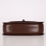 Gucci Vintage 1947 Chocolate Bamboo Turnlock Top Handle with Strap - FashioNica