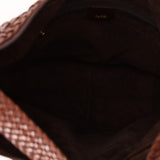 Gucci Woven Leather Zip Hobo - FashioNica