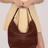 Gucci Woven Leather Zip Hobo - FashioNica