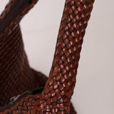 Gucci Woven Leather Zip Hobo - FashioNica