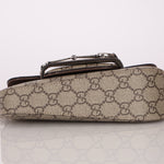 Gucci x Billie Eilish 1955 Coated Canvas Asymmetrical Horsebit Mini Shoulder Bag on Chain - FashioNica