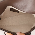 Gucci x Billie Eilish 1955 Coated Canvas Asymmetrical Horsebit Mini Shoulder Bag on Chain - FashioNica