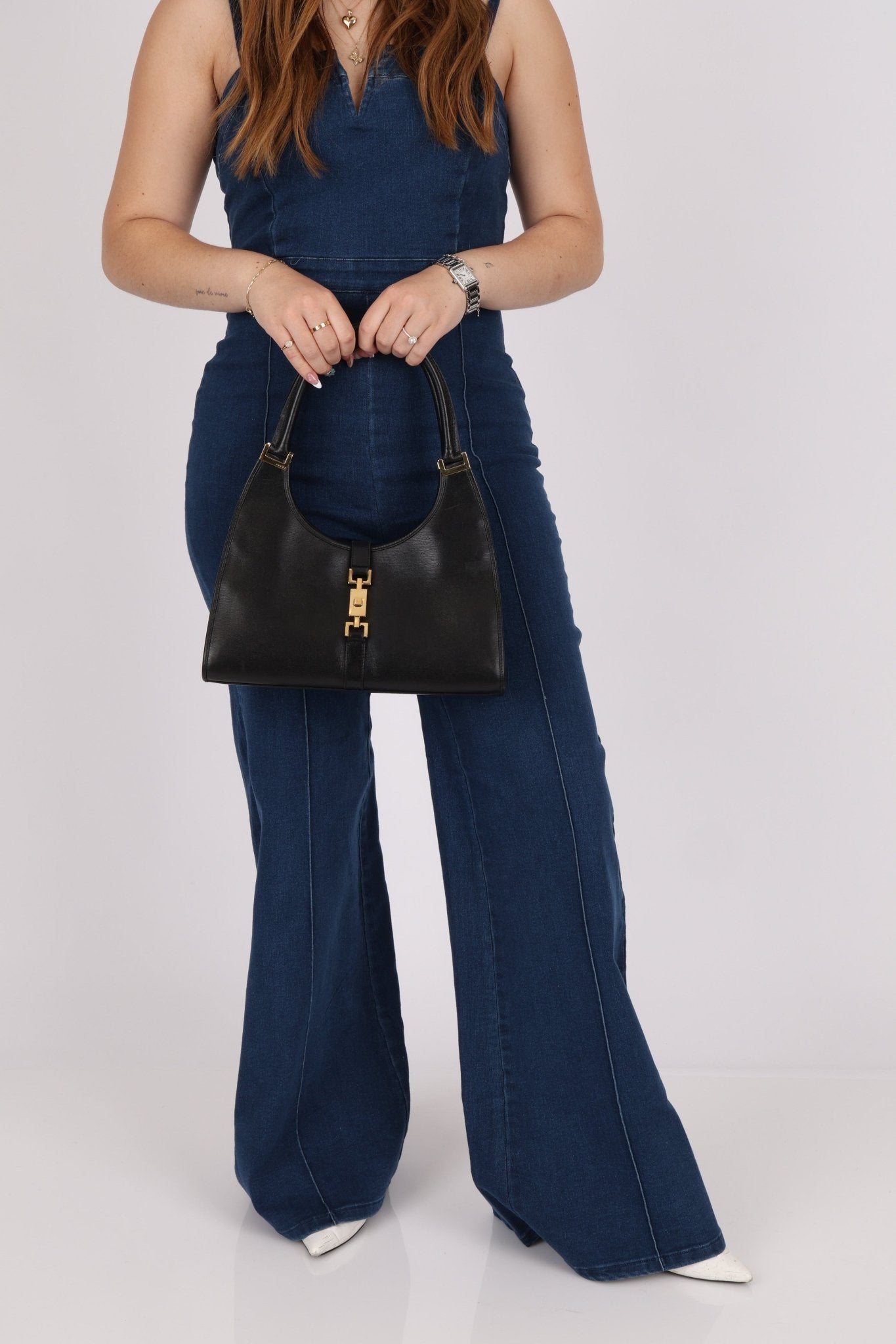 Gucci x Tom Ford Leather Small Bardot - FashioNica