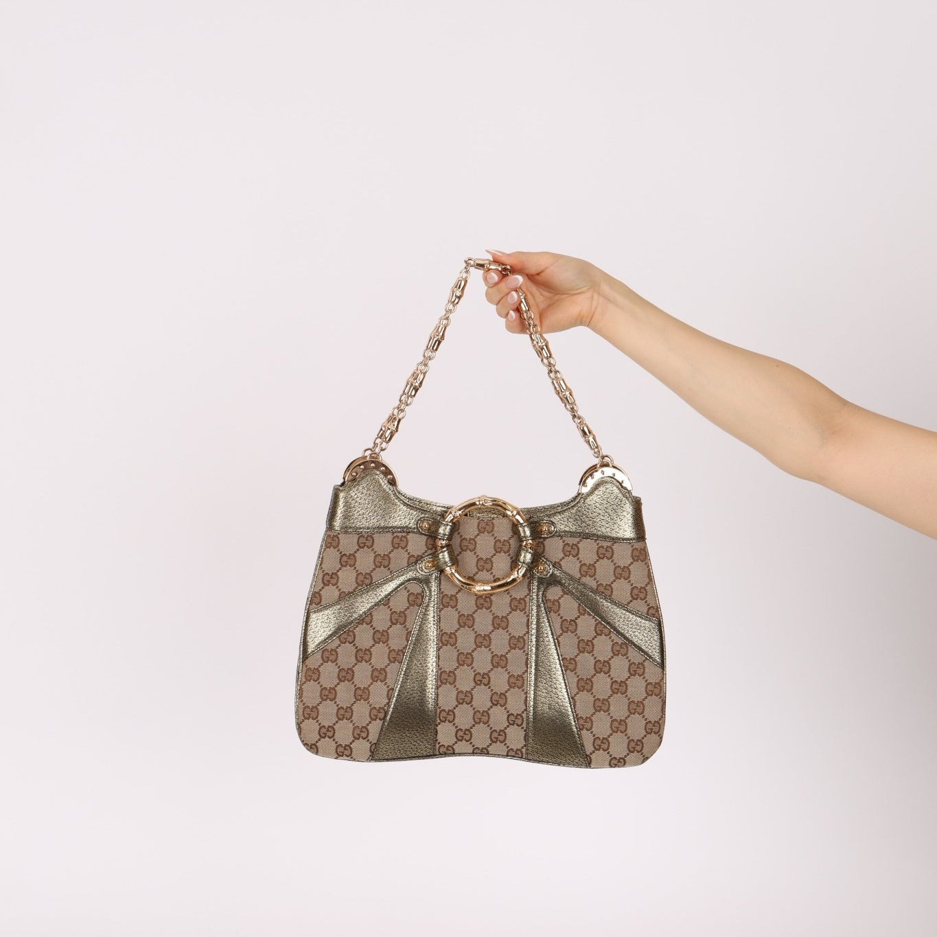 Gucci x Tom Ford Marina Bamboo Chain Shoulder Bag - FashioNica