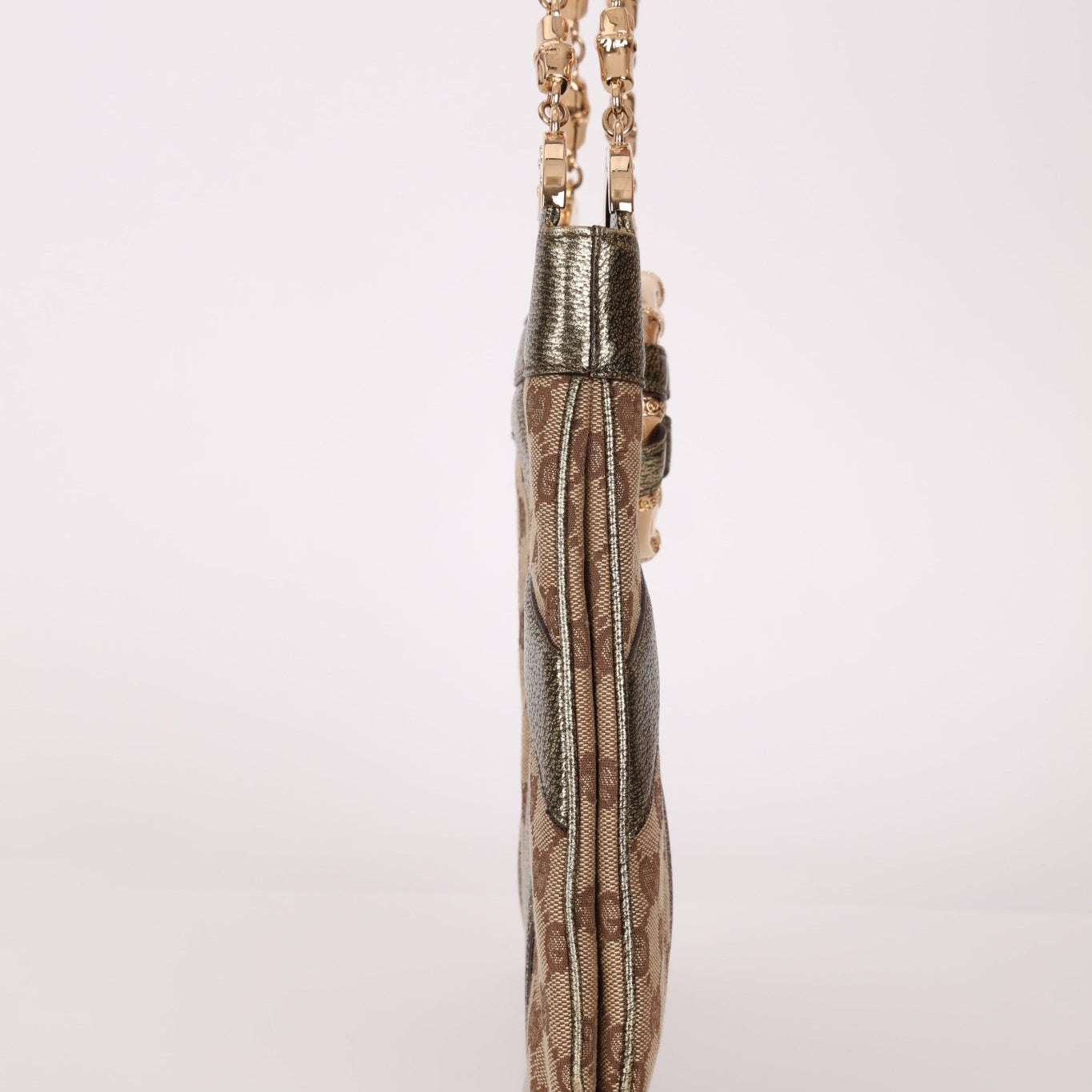 Gucci x Tom Ford Marina Bamboo Chain Shoulder Bag - FashioNica