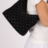 Gucci x Tom Ford Monogram Suede Shoulder Bag - FashioNica