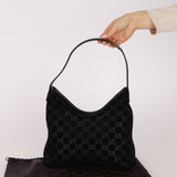 Gucci x Tom Ford Monogram Suede Shoulder Bag - FashioNica