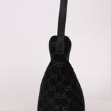 Gucci x Tom Ford Monogram Suede Shoulder Bag - FashioNica