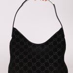 Gucci x Tom Ford Monogram Suede Shoulder Bag - FashioNica