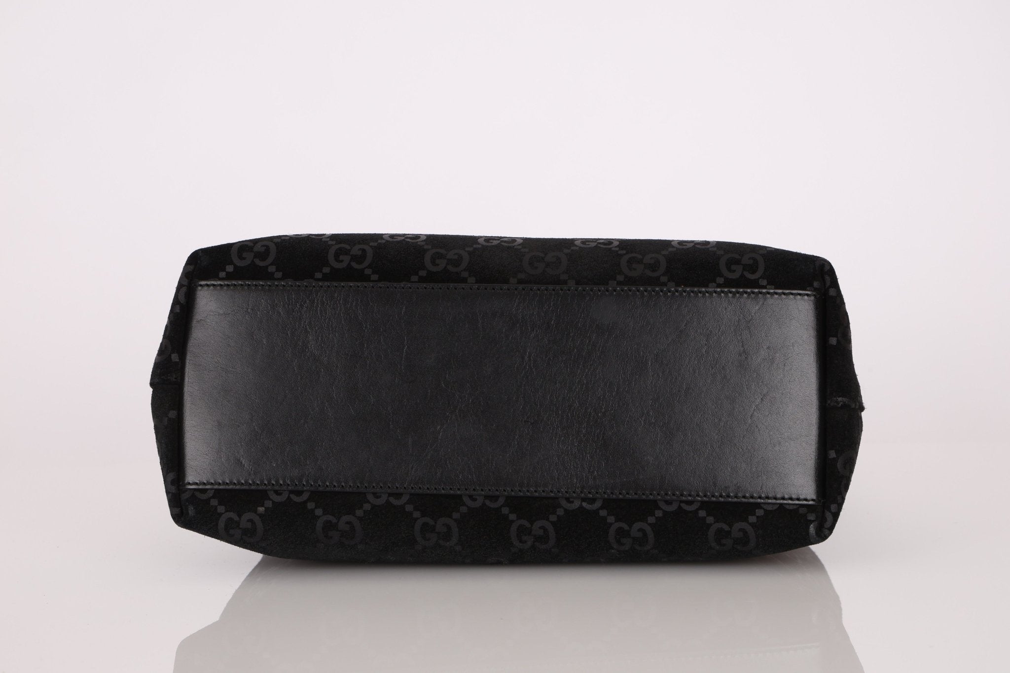 Gucci x Tom Ford Monogram Suede Shoulder Bag - FashioNica