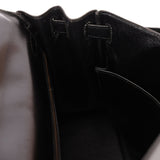 Hermès 1964 Noir Box Calf Retourne Kelly 28 - FashioNica