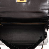 Hermès 1964 Noir Box Calf Retourne Kelly 28 - FashioNica