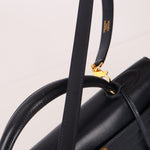 Hermès 1966 Bleu Marine Boxcalf Sellier Kelly 32 GHW - FashioNica