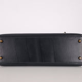 Hermès 1966 Bleu Marine Boxcalf Sellier Kelly 32 GHW - FashioNica