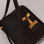 Hermès 1976 Chocolate Constance 23 GHW - FashioNica
